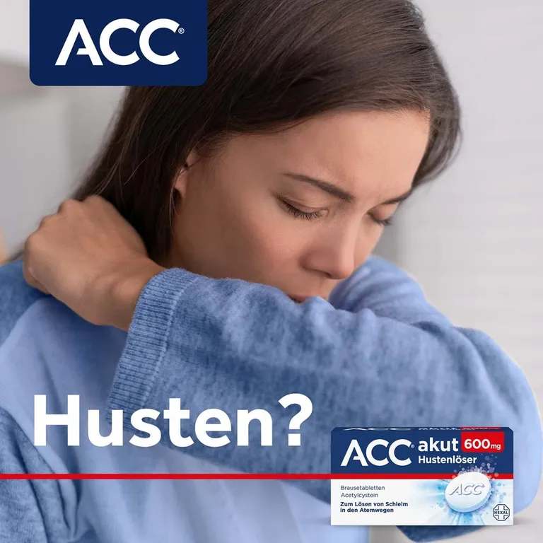 shopapotheke ACC® akut 600 mg bei Husten - Schleimlöser bei Husten 1 Brausetablette täglich Rabatte dieses Monats