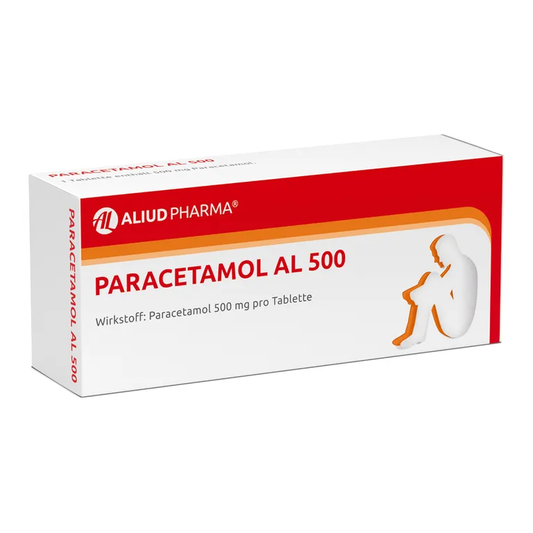 shopapotheke Paracetamol AL 500 bei akuten Schmerzen und Fieber