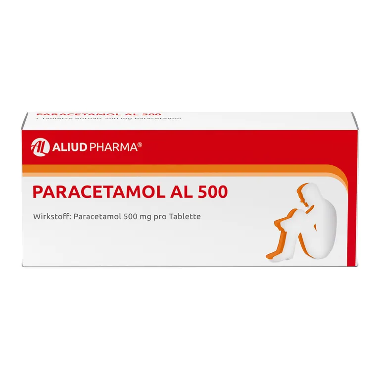 shopapotheke Paracetamol AL 500 bei akuten Schmerzen und Fieber Kostenloser Versand