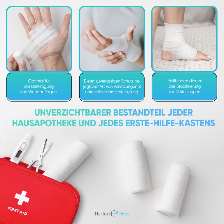 shopapotheke Health Press® Mullbinde elastisch Osterangebot