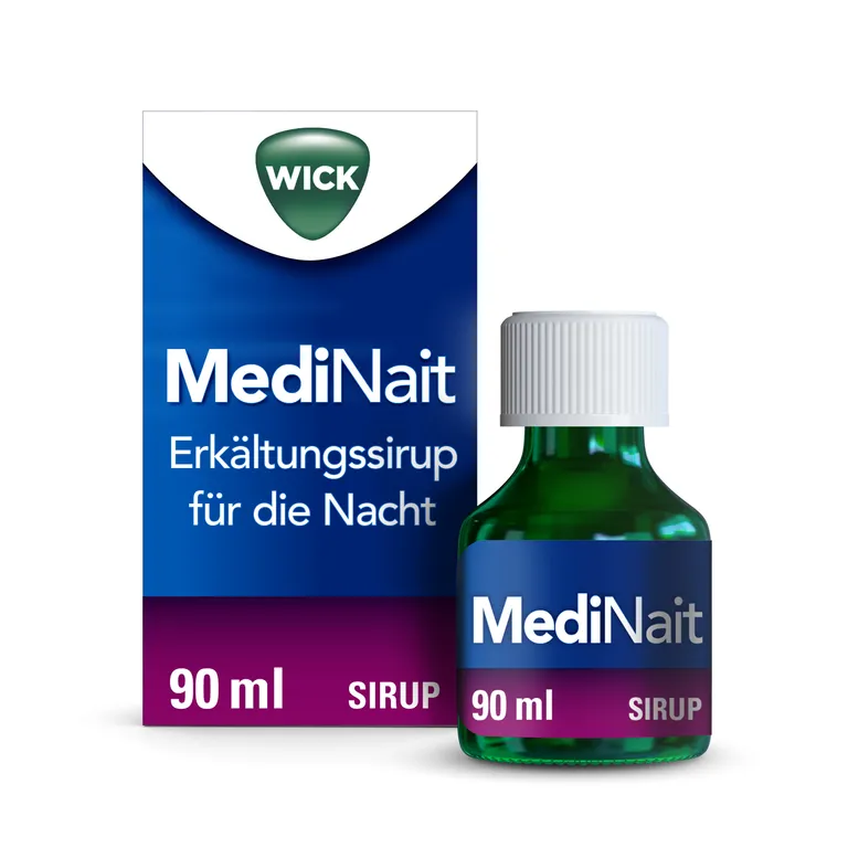 shopapotheke WICK MediNait Erkältungssirup zur Linderung von 6 Erkältungssymptomen