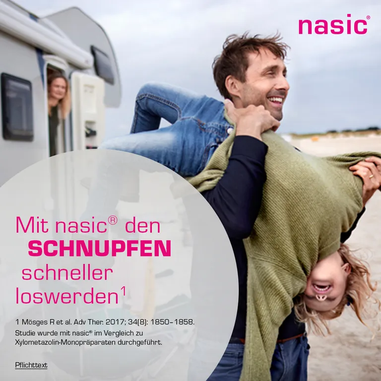 shopapotheke nasic® Nasenspray Set - Jetzt 10% mit dem Code klosterfrau2025 sparen* Schlussverkauf