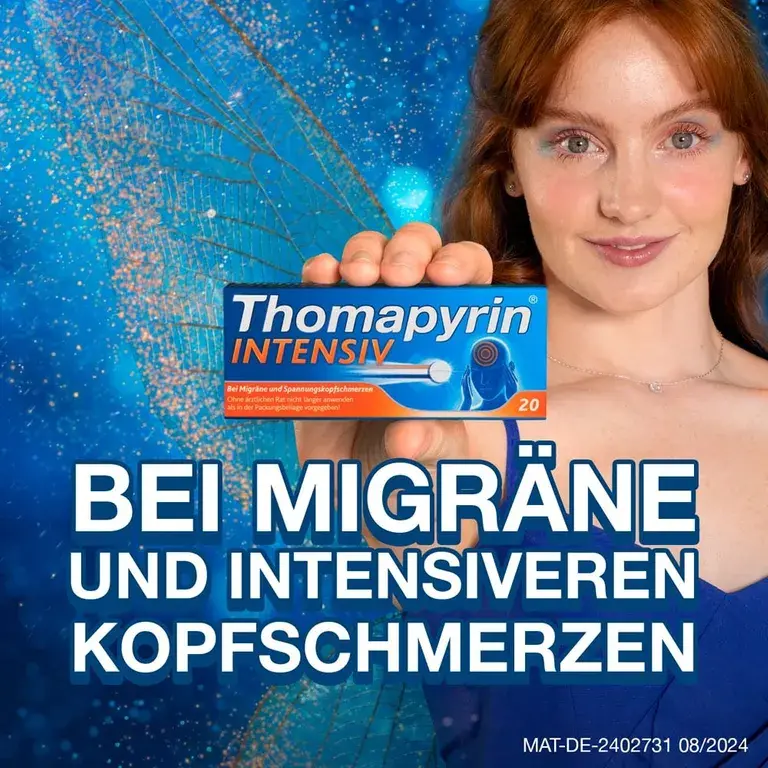 shopapotheke Thomapyrin INTENSIV bei intensiveren Kopfschmerzen & Migräne Meist gekauft