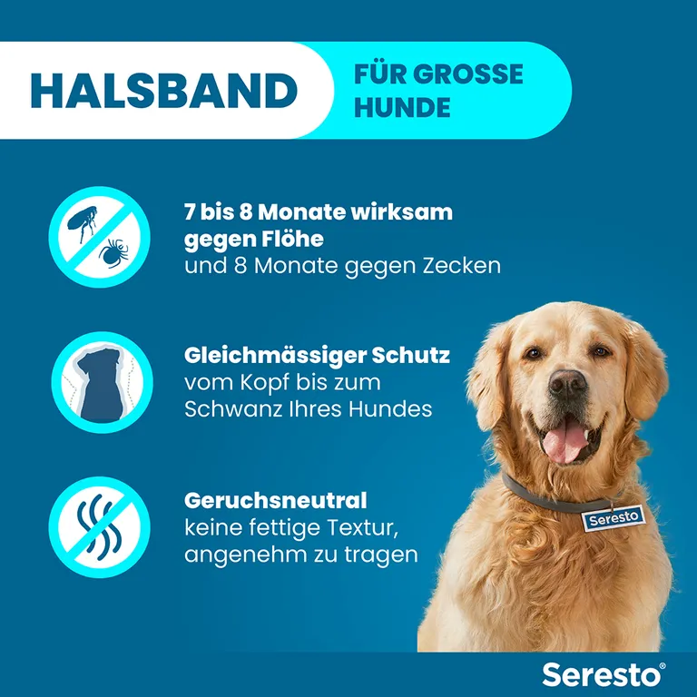 shopapotheke Seresto® Halsband für große Hunde ab 8 kg Preisnachlass