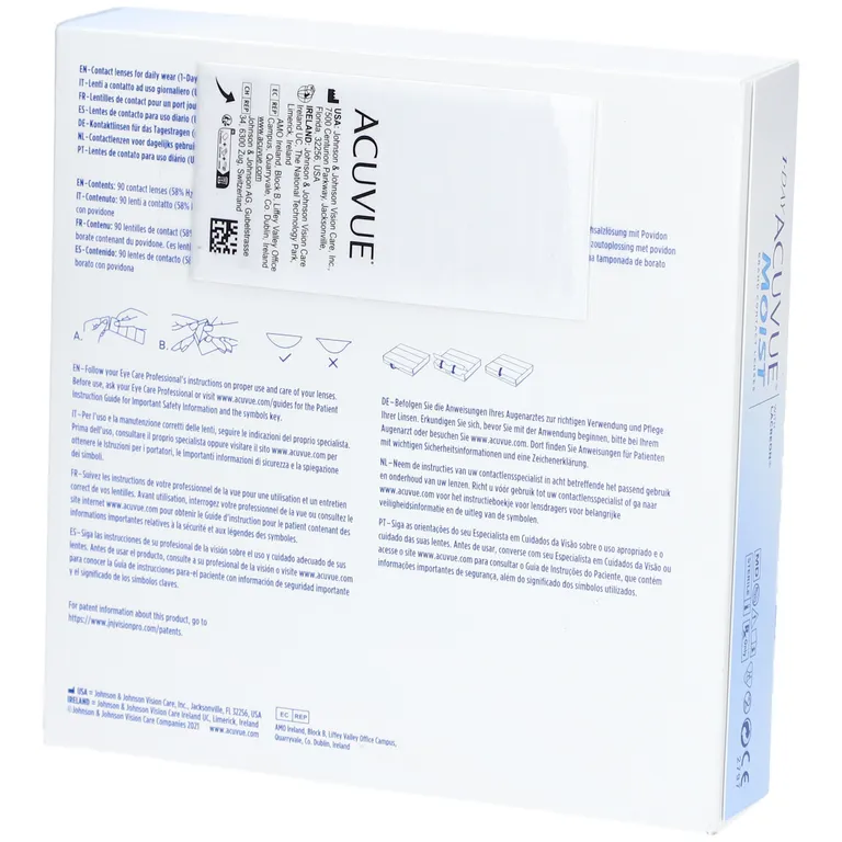 shopapotheke ACUVUE® 1-DAY MOIST BC 8 5 Tageslinsen Saisonschlussverkauf