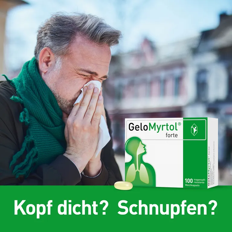 shopapotheke GeloMyrtol forte bei Sinusitis und Bronchitis mit Husten & Schnupfen Weihnachtsangebot