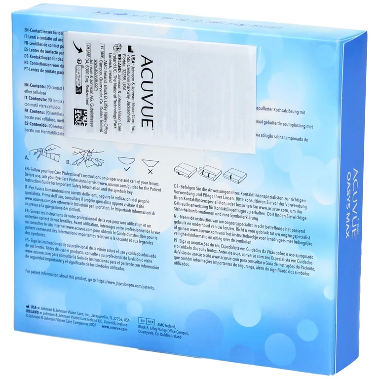 shopapotheke ACUVUE® OASYS MAX 1-Day 90P RX Zeitlich begrenztes Angebot