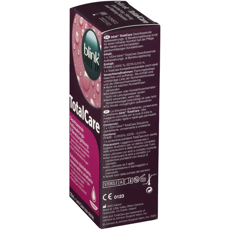 shopapotheke blink® TotalCare Desinfizierende Aufbewahrungs- & Benetzungslösung Letzter Tag