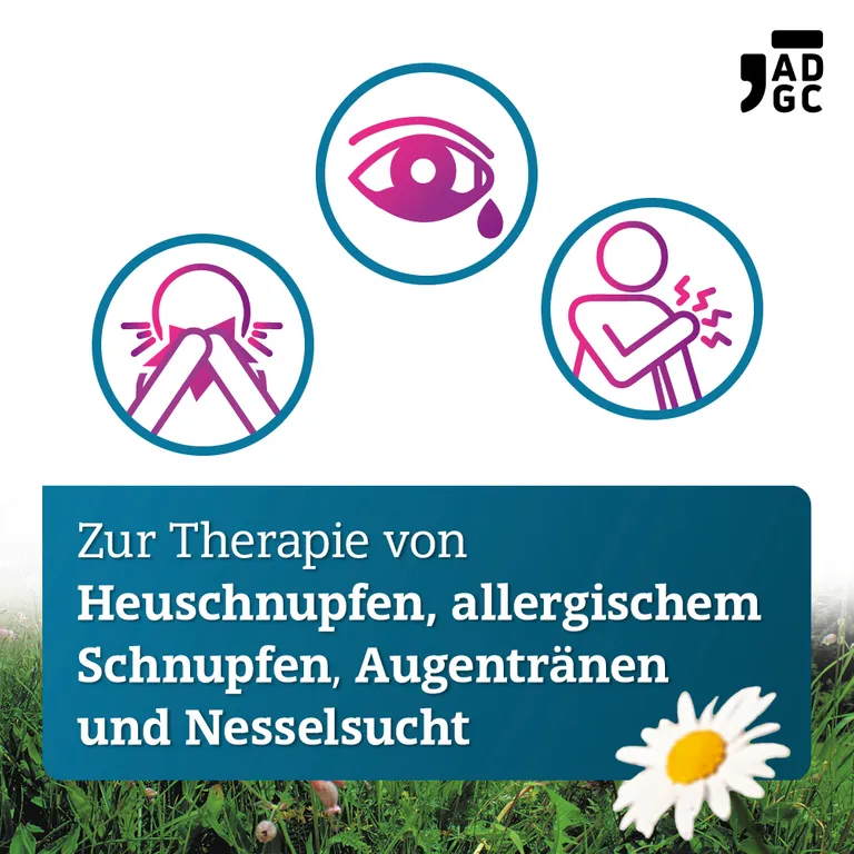 shopapotheke Cetirizin-ADGC® Allergie-Tablette mit schneller Wirkung gegen Heuschnupfen Nur für heute