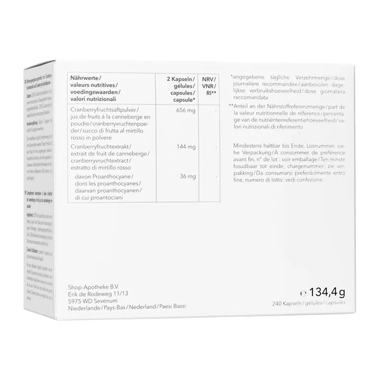shopapotheke Redcare Cranberry Vatertagsangebot