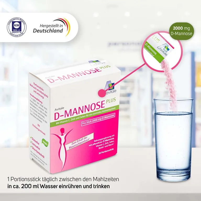 shopapotheke Avitale D-Mannose Plus 2.000 mg Neueste Mode