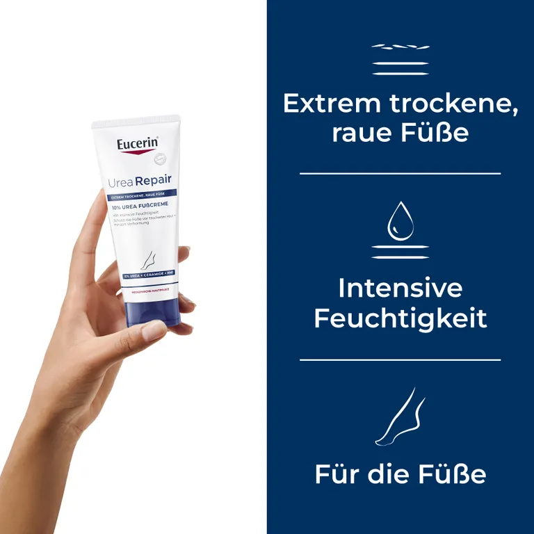 shopapotheke Eucerin® UreaRepair PLUS Fußcreme 10 % - Jetzt 20% sparen mit Code "eucerin20" Bis zu 50% Rabatt