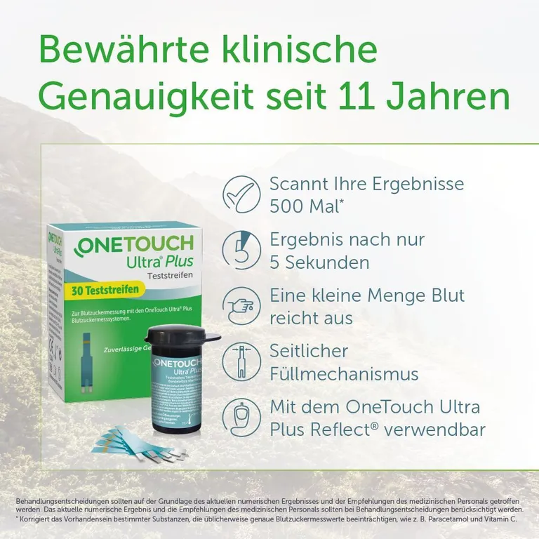 shopapotheke OneTouch Ultra® Plus Blutzuckerteststreifen zur Blutzucker-Messung bei Diabetes (Zucker-Krankheit) Nur für heute