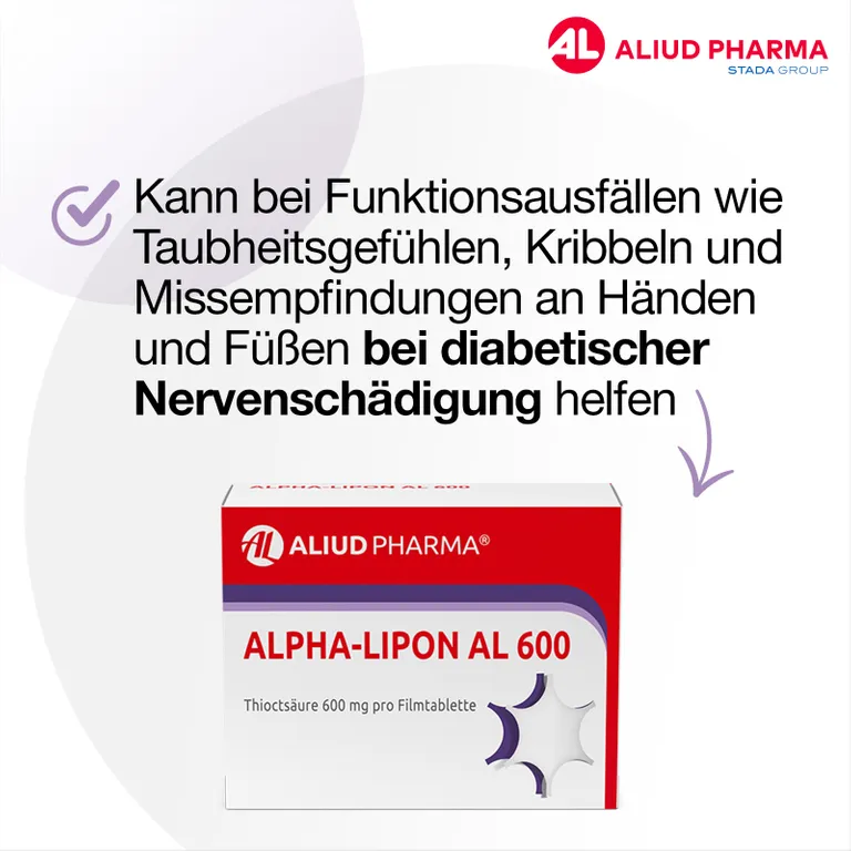 shopapotheke Alpha-Lipon AL 600 für Missempfindungen bei diabetischer Nervenbeschädigung Im Verkauf