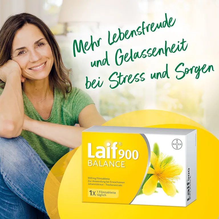 shopapotheke Laif® 900 Balance Filmtabletten für Ihr seelisches Gleichgewicht Limitierter Zeitrabatt
