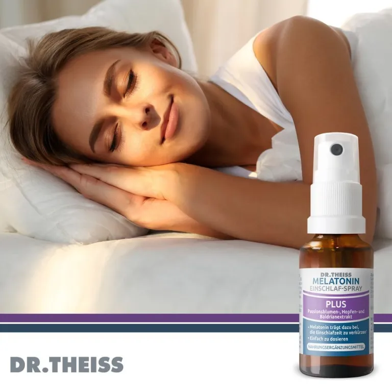 shopapotheke DR. THEISS Melatonin Einschlaf-Spray Plus Fabrik Onlineshop