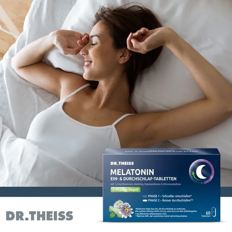 shopapotheke DR. THEISS MELATONIN EIN-& DURCHSCHLAF-TABLETTEN Günstig kaufen