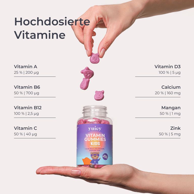 shopapotheke yuicy® Kids Gummies - Vitamine für Kinder Saisonschlussverkauf