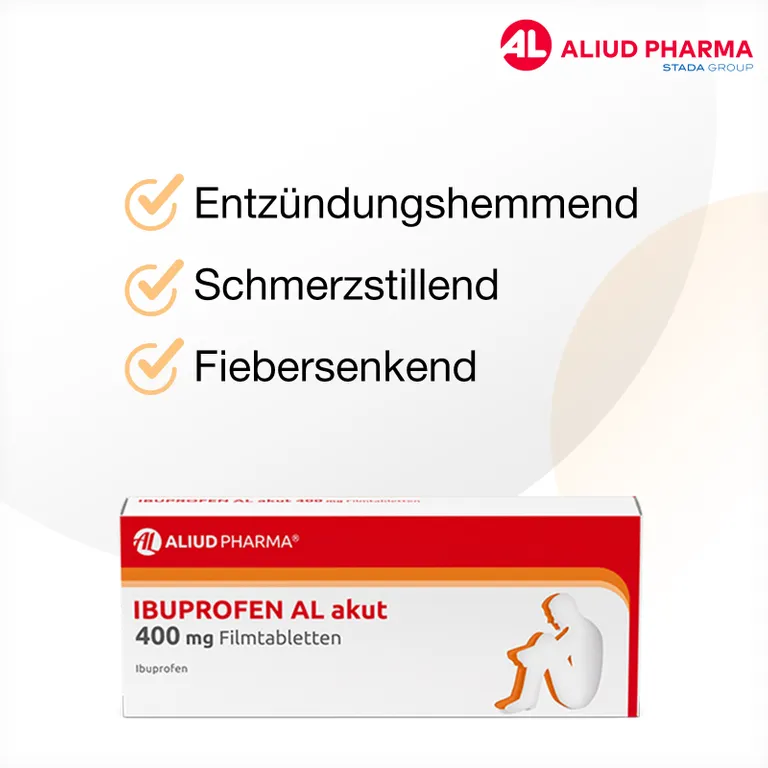 shopapotheke Ibuprofen AL akut 400 mg Filmtabletten bei akuten Schmerzen Jubiläumsangebot