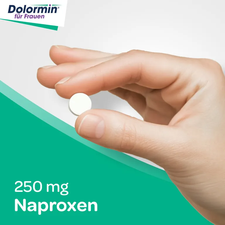 shopapotheke Dolormin für Frauen bei Menstruationsbeschwerden mit Naproxen Top Angebot