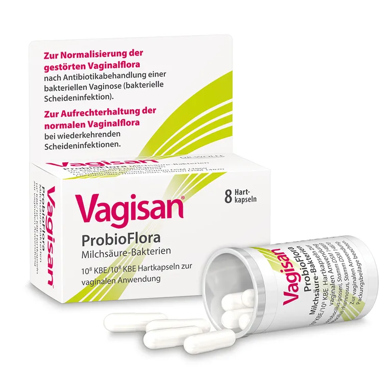 shopapotheke Vagisan ProbioFlora Milchsäure-Bakterien: Vaginalkapseln zum Aufbau der Scheidenflora und Wiederherstellung des natürlichen vaginalen pH-Werts