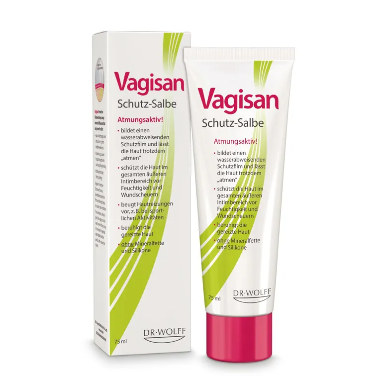 shopapotheke Vagisan Schutz-Salbe: Atmungsaktive Wundschutzcreme für den Intimbereich und zur täglichen Intimpflege