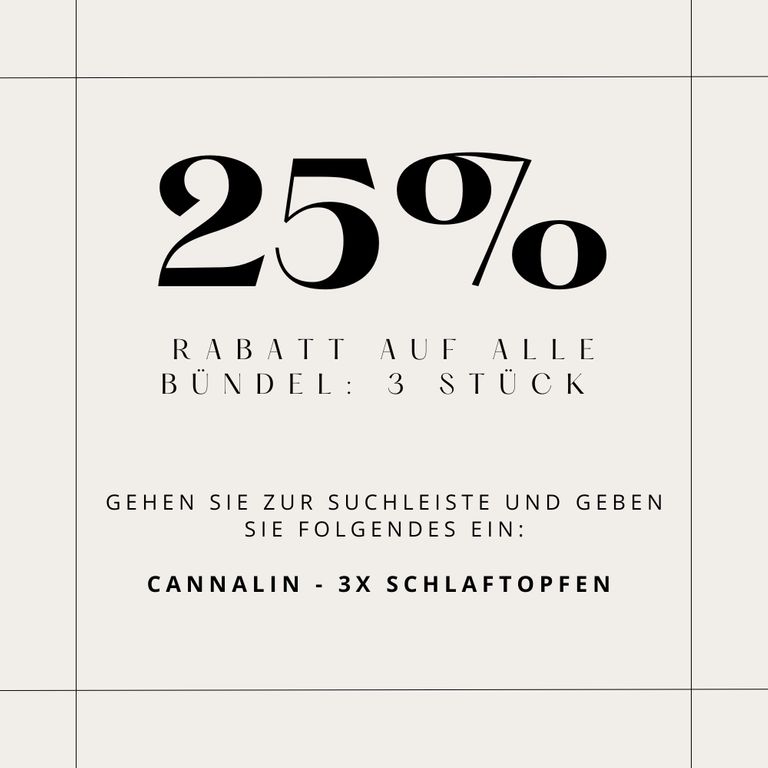 shopapotheke Cannalin - Schlaftopfen mit CBN und Melatonin - 5% Zeitbegrenzte Promotion