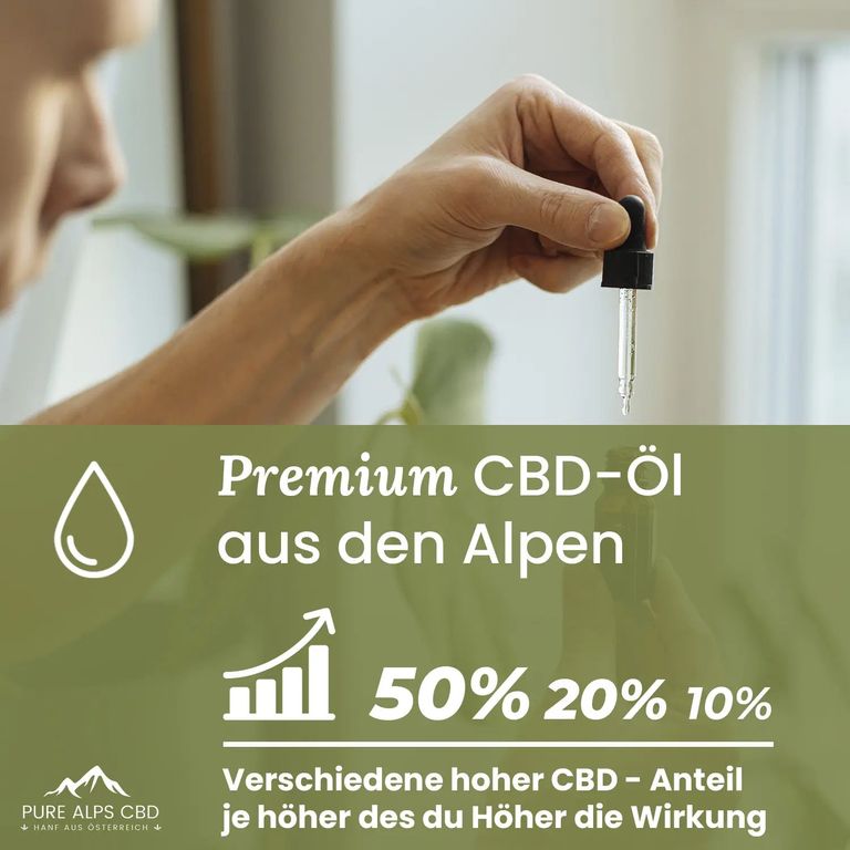 shopapotheke Pure Alps CBD Vollspektrum Öl Tropfen 5% Nur für heute