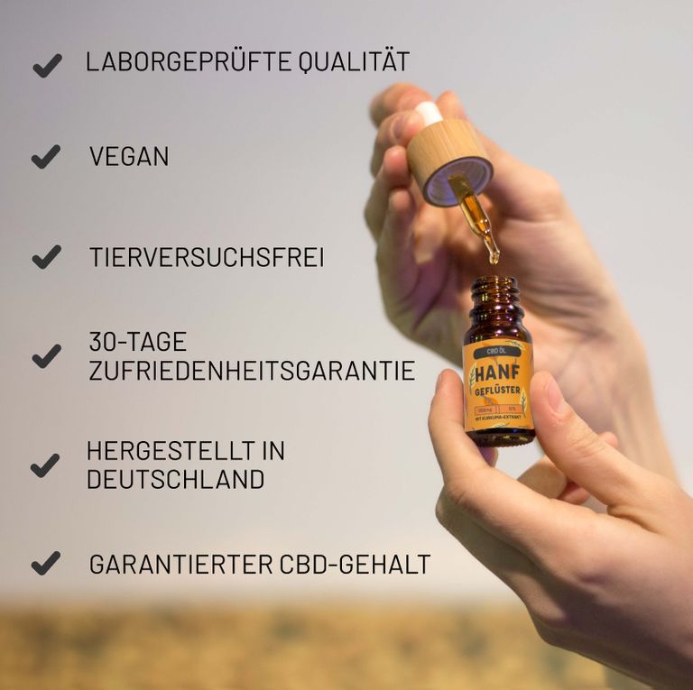shopapotheke HANFGEFLÜSTER Goldenes CBD Öl 10% Nur noch ein Tag übrig