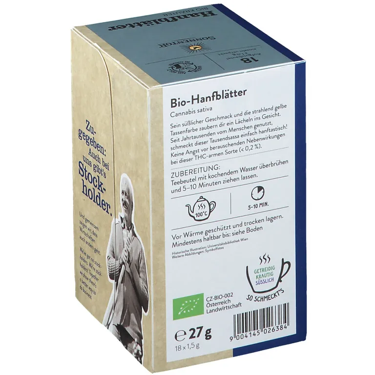 shopapotheke SonnentoR® Hanfblätter Bio-Kräutertee Super Rabatt