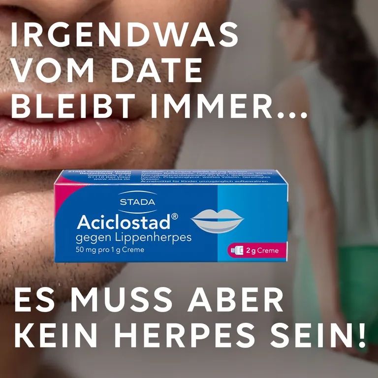 shopapotheke Aciclostad® Creme gegen Lippenherpes hemmt die Viren-Vermehrung und lindert wirksam Schmerzen und Juckreiz Schlussverkauf