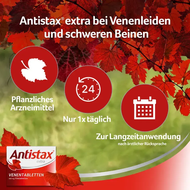 shopapotheke Antistax extra Venentabletten bei Krampfadern & Besenreiser Neueste Stile
