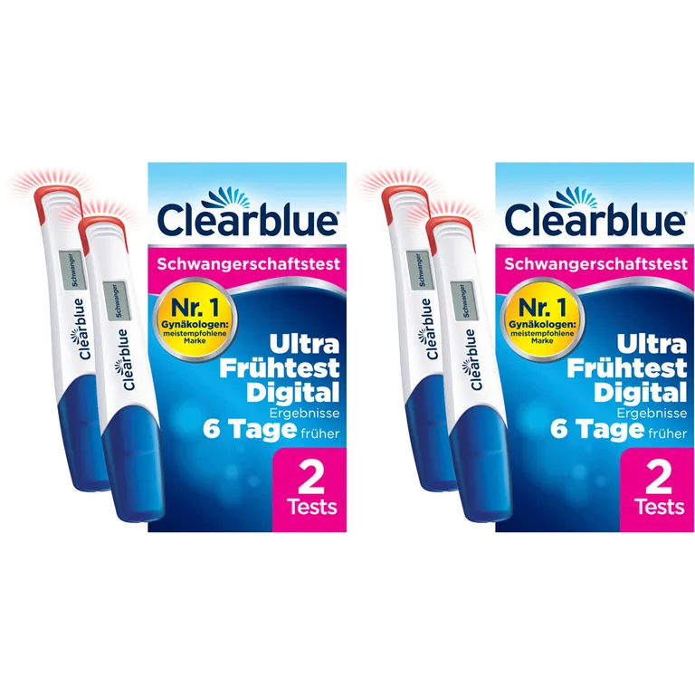 shopapotheke Clearblue Schwangerschaftstest Ultra Frühtest Digital 2er Osterangebot