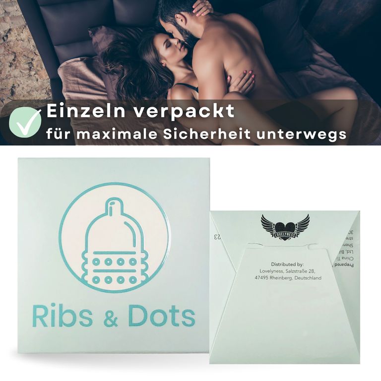 shopapotheke Lovelyness - Kondome mit Noppen und Rippen Neueste Mode