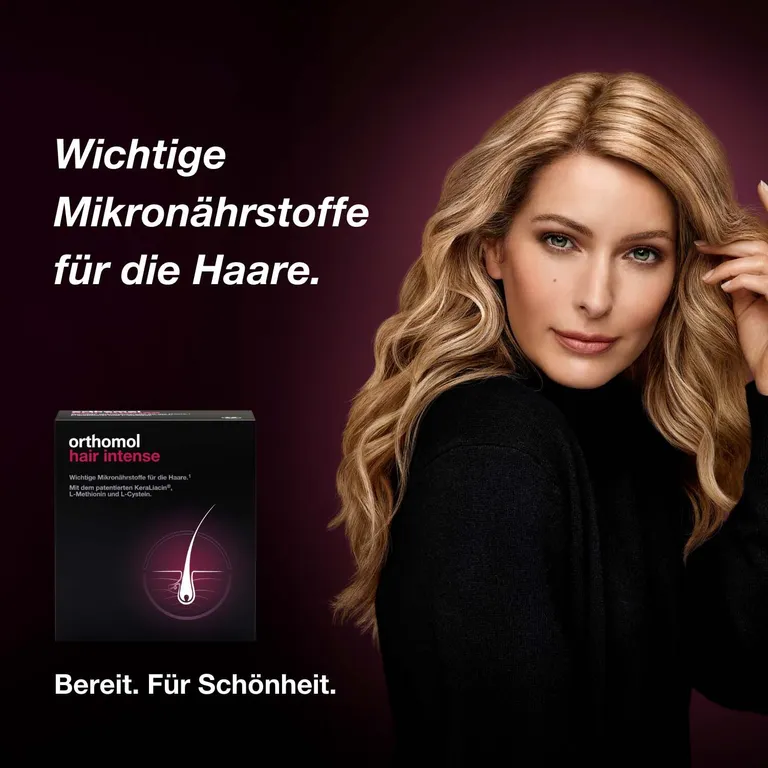 shopapotheke Orthomol Hair Intense - Mikronährstoffe für schönes Haar - mit Biotin Kupfer Zink und dem patentierten KeraLiacin - Kapseln Bis zu 60% Rabatt