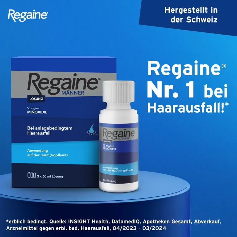 shopapotheke Regaine® Männer Lösung mit 5% Minoxidil 6 Monats-Vorrat Bis zu 65% Rabatt