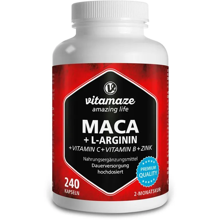 shopapotheke MACA 4:1 HOCHDOSIERT + L-Arginin