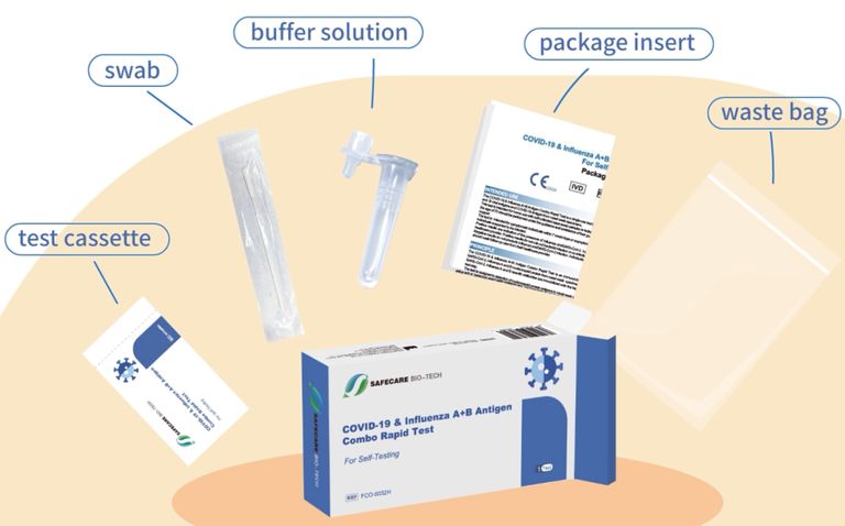 shopapotheke Safecare Bio-Tech Safecare Influenza A+B & Antigen Covid-19 Combo Rapid Test Outlet