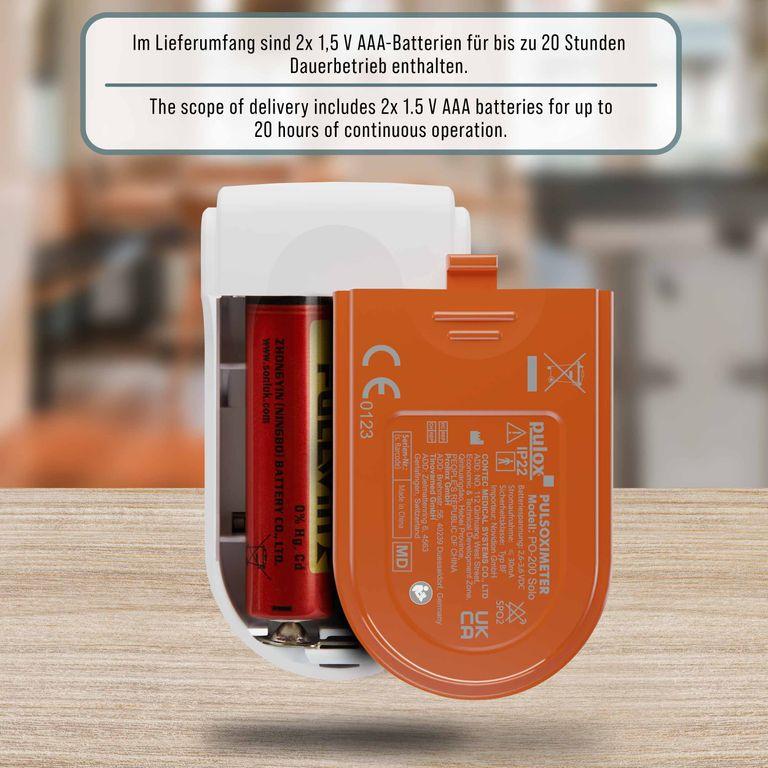 shopapotheke Pulox PO-200 Solo - Finger-Pulsoximeter - Orange Kostenloser Versand