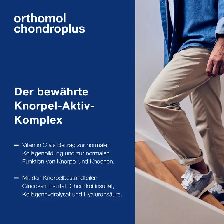 shopapotheke Orthomol chondroplus - Nährstoffe für Knorpel und Knochen - mit Glucosamin- Chondroitinsulfat und Hyaluronsäure - Granulat/Kapseln Weihnachtsangebot