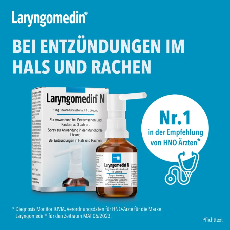 shopapotheke Laryngomedin® N Spray bei Entzündungen im Mund- und Rachenraum Tiefpreis