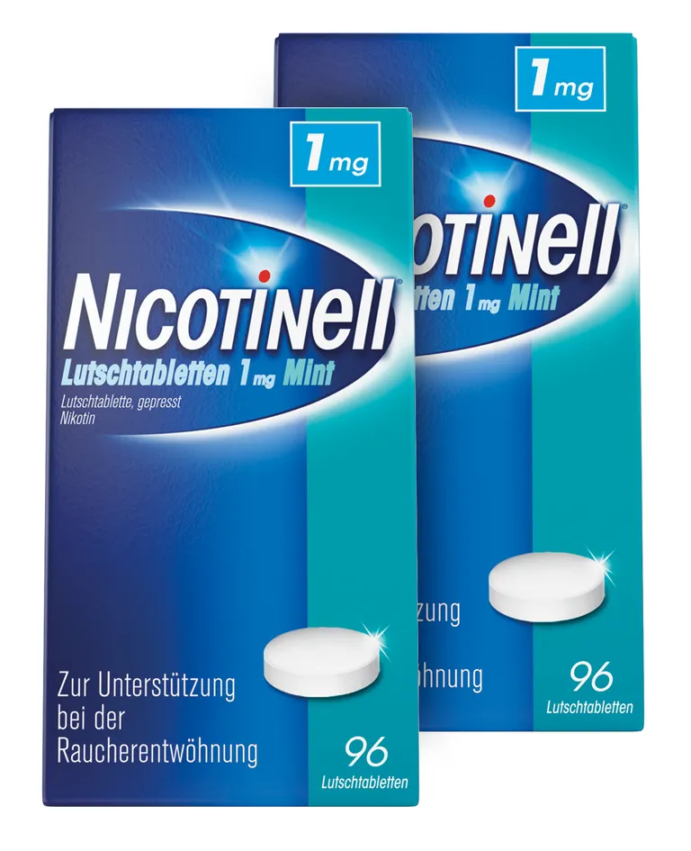 shopapotheke Nicotinell® Lutschtabletten 1 mg Doppelpack