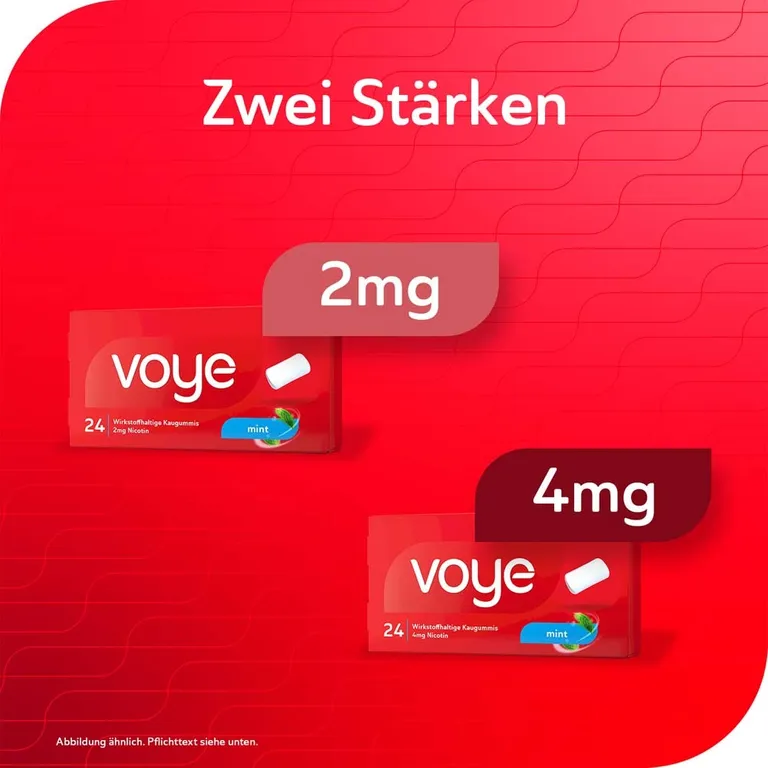 shopapotheke Voye Mint 4mg wirkstoffhaltiges Kaugummi Fabrikpreis