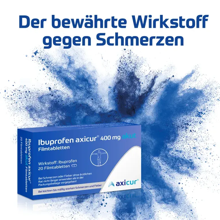 shopapotheke Ibuprofen axicur® 400 mg akut Filmtabletten Lagerräumung