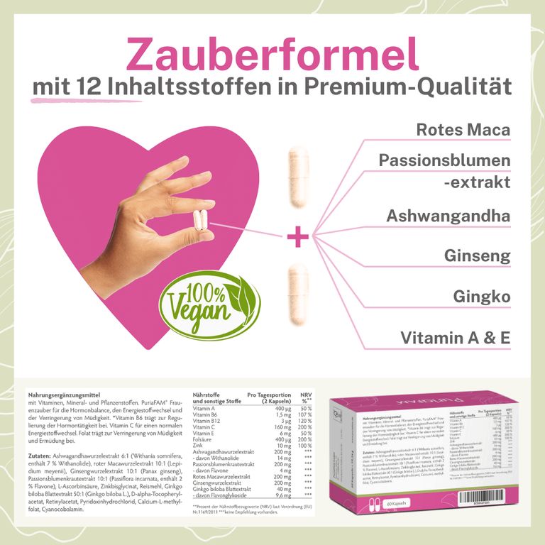 shopapotheke PuriaFAM® Frauenzauber Discount Store für neue Produkte