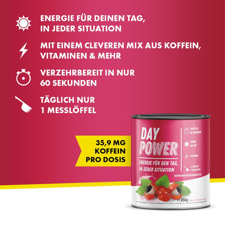 shopapotheke Day Power - Mehr Energie für den Tag Nur noch ein Tag übrig