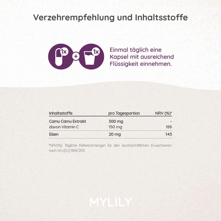 shopapotheke MYLILY Powerfrau - Eisen + Vitamin C Super Rabatt