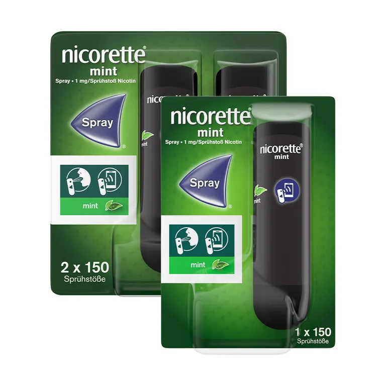 shopapotheke nicorette mint Spray zum Rauchen aufhören mit App-Funktion Schlussverkauf