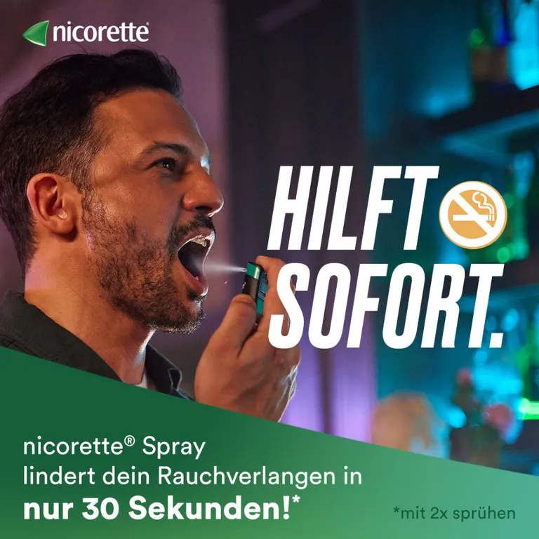 shopapotheke nicorette mint Spray zum Rauchen aufhören mit App-Funktion Schlussverkauf