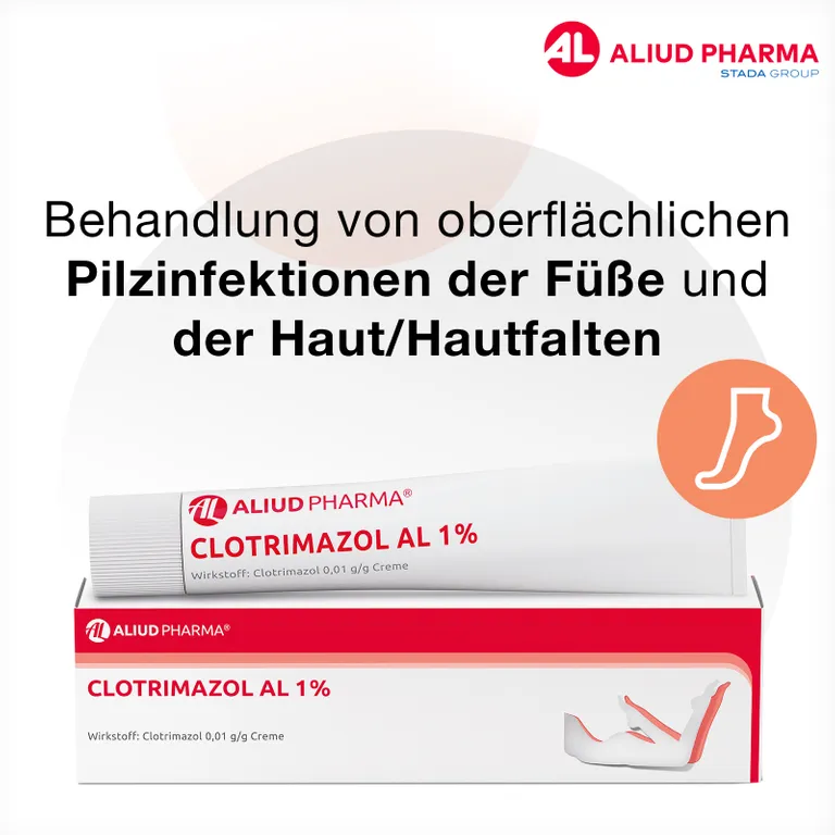 shopapotheke Clotrimazol AL 1% bei Fußpilz Fabrikverkauf